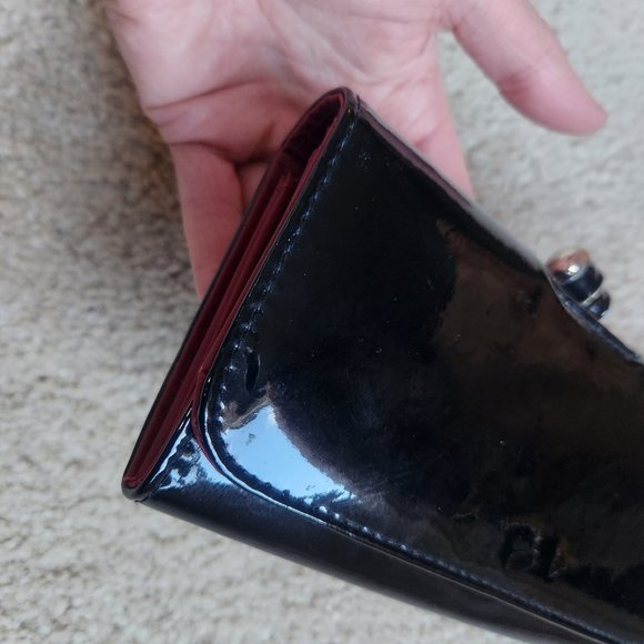 NWOT black patent wallet/clutch - Picture 12 of 13